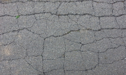 This Asphalt will have to be cut out & replaced